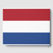 Nederlandse vlag gastenboek (Achterkant)
