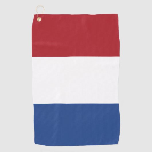 Nederlandse Vlag Golfhanddoek (Voorkant)