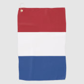 Nederlandse vlag golfhanddoek (Voorkant)