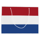 Nederlandse vlag groot cadeauzakje (Achterkant)