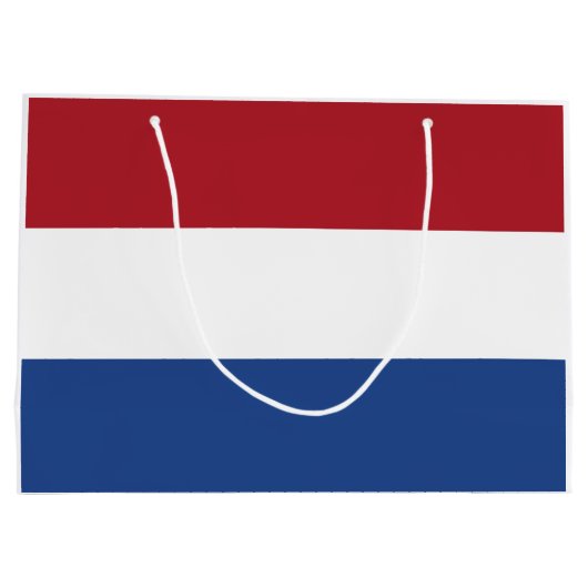Nederlandse vlag groot cadeauzakje (Achterkant)