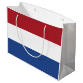 Nederlandse vlag groot cadeauzakje (Achterkant Gekanteld)
