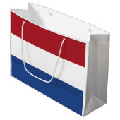 Nederlandse vlag groot cadeauzakje (Voorkant Gekanteld)