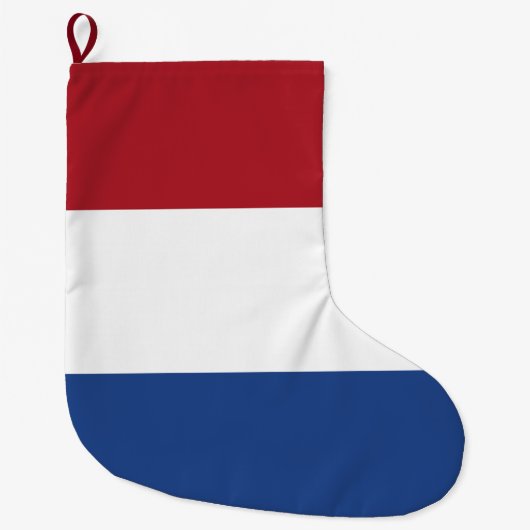 Nederlandse vlag grote kerstsok (Voorkant)