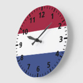 Nederlandse vlag grote klok (Hoek)