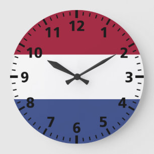Nederlandse vlag grote klok
