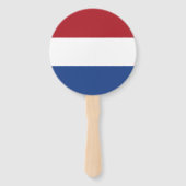 Nederlandse vlag handwaaier (Voorkant)