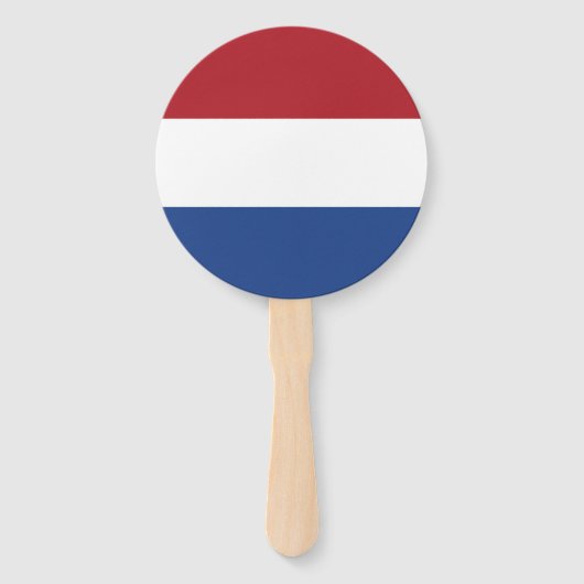 Nederlandse vlag handwaaier (Voorkant)