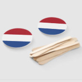 Nederlandse vlag handwaaier (Niet-gemonteerd)