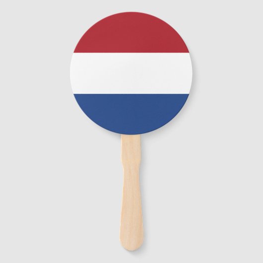 Nederlandse vlag handwaaier (Voorkant)