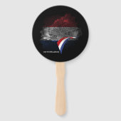 Nederlandse vlag handwaaier (Voorkant)