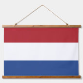 Nederlandse vlag hangend wandkleed (Voorkant)