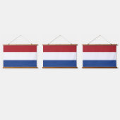Nederlandse vlag hangend wandkleed (Driedubbel)