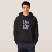 Nederlandse vlag Hart Bloedaderen Hand Nederland Hoodie (Voorkant volledig)