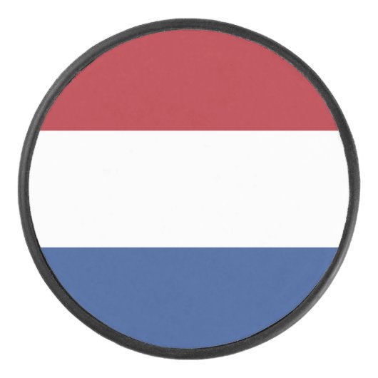 Nederlandse vlag hockey puck (Voorkant)