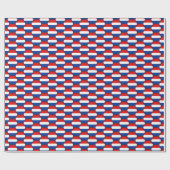 Nederlandse Vlag Honeycomb Wrapping Paper Cadeaupapier (Vlak)