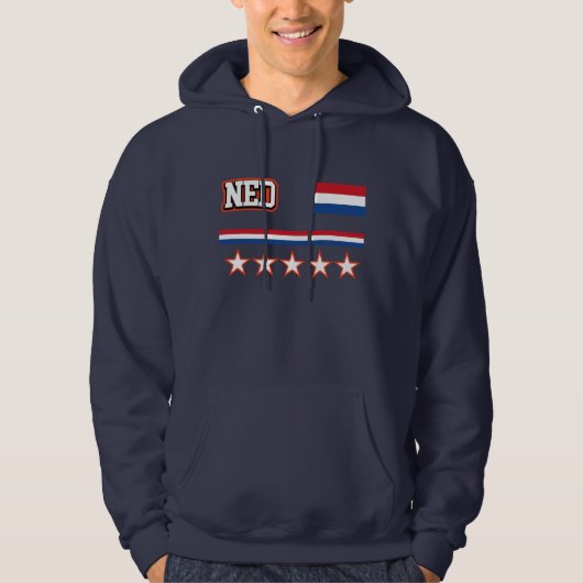 Nederlandse vlag hoodie (Voorkant)