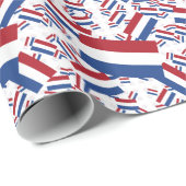 Nederlandse vlag in meerdere lagen Askew Cadeaupapier (Rol Hoek)