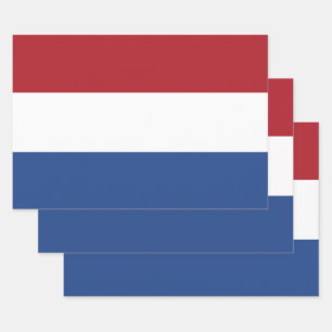 Nederlandse vlag inpakpapier vel