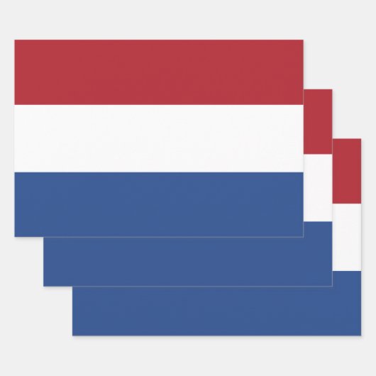 Nederlandse vlag inpakpapier vel (Set)