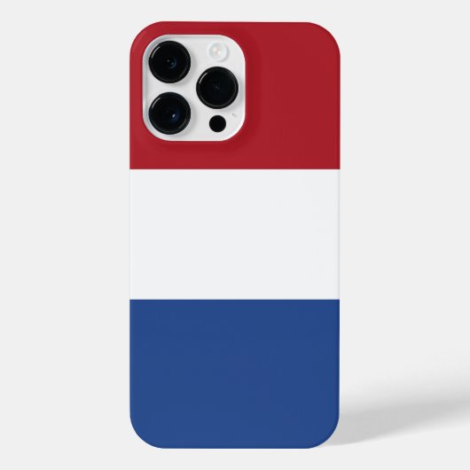 Nederlandse vlag iPhone hoesje (Achterkant)