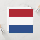 Nederlandse vlag kaart (Voorkant / Achterkant in situ)