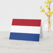 Nederlandse vlag kaart (Gele Bloem)