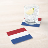 Nederlandse vlag kartonnen onderzetters (Insitu)