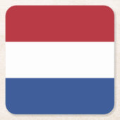 Nederlandse vlag kartonnen onderzetters (Voorkant)