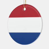 Nederlandse vlag keramisch ornament (Links)