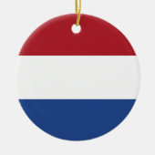 Nederlandse vlag keramisch ornament (Voorkant)