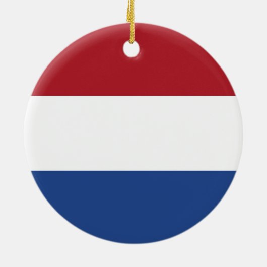 Nederlandse vlag keramisch ornament (Achterkant)