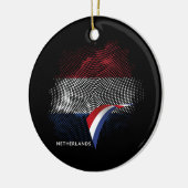 Nederlandse vlag keramisch ornament (Links)
