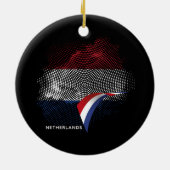 Nederlandse vlag keramisch ornament (Achterkant)