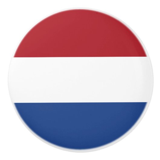 Nederlandse vlag keramische knop (Voorkant)