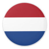 Nederlandse vlag keramische knop (Voorkant)