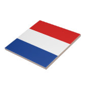 Nederlandse vlag Keramische tegel Tegeltje (Zijkant)