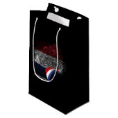 Nederlandse vlag klein cadeauzakje (Voorkant Gekanteld)