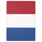 Nederlandse vlag klembord (Achterkant)