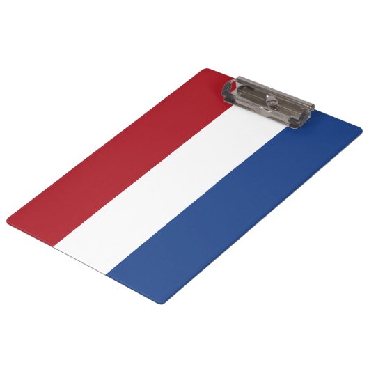 Nederlandse vlag klembord (Gekanteld)