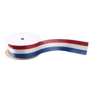 Nederlandse vlag kleuren lint, mode, Nederland Satijnen Lint