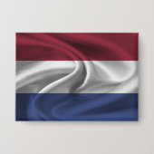 Nederlandse Vlag Knop Button (Voorkant)