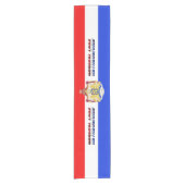 Nederlandse vlag korte tafelloper (Voorkant)
