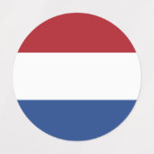 Nederlandse vlag labels (Design 2)