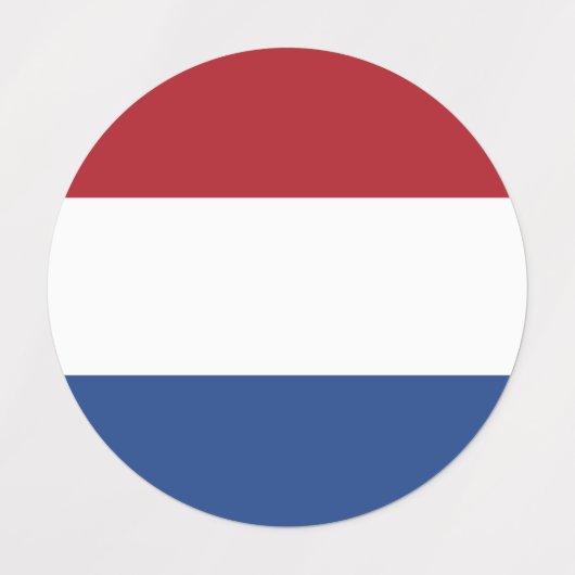 Nederlandse vlag labels (Design 2)