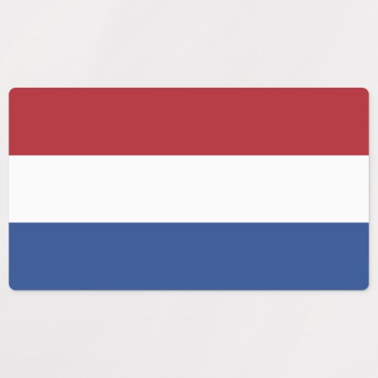 Nederlandse vlag labels (Design 2)