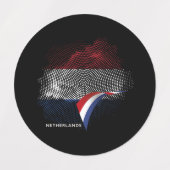 Nederlandse vlag labels (Design 1)