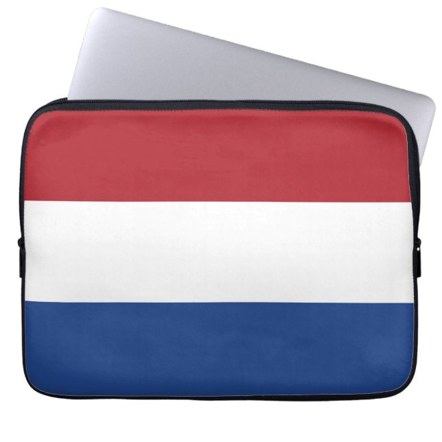 Nederlandse vlag laptop sleeve (Voorkant)