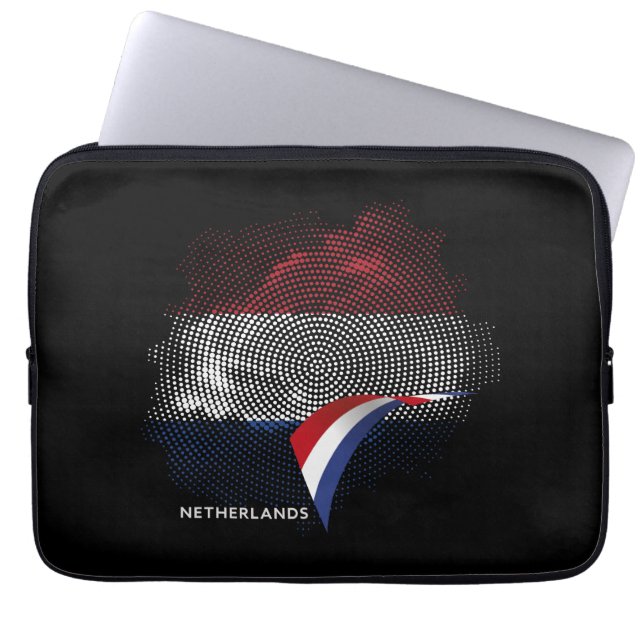 Nederlandse vlag laptop sleeve (Voorkant)
