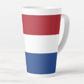 Nederlandse vlag latte mok (Rechterhoek)
